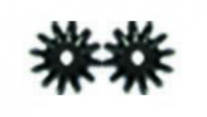 Cog Pair  - Suit Lister Downtube Elbow